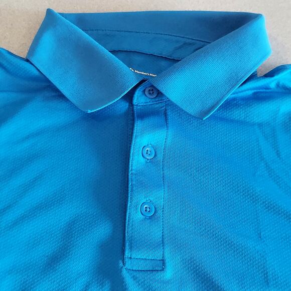 Member's Mark Performance Polo Shirt Mens Size Large 2 Pack Bundle - Picture 5 of 13